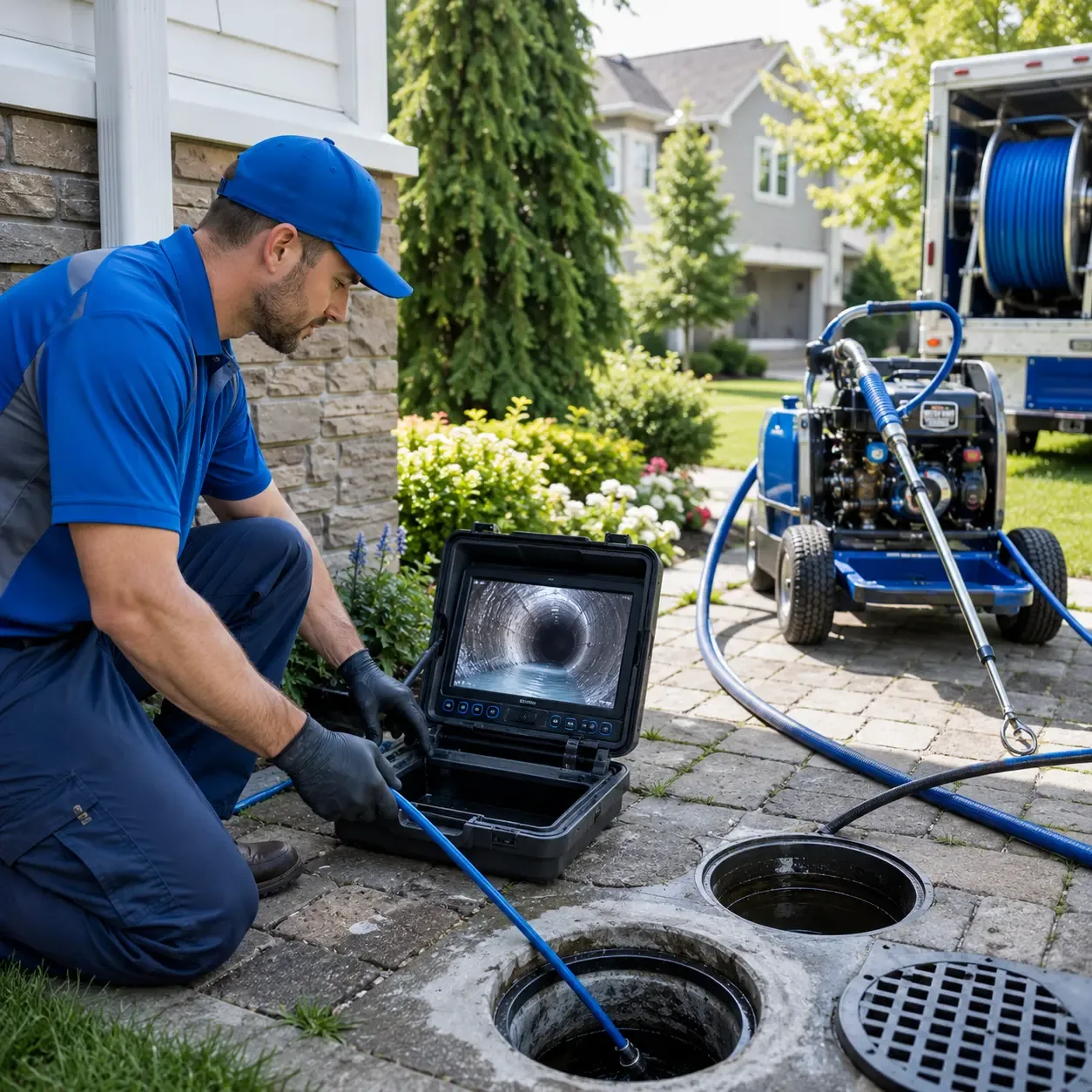 Outdoor drain cleaning professionals serving Woodstock, OH