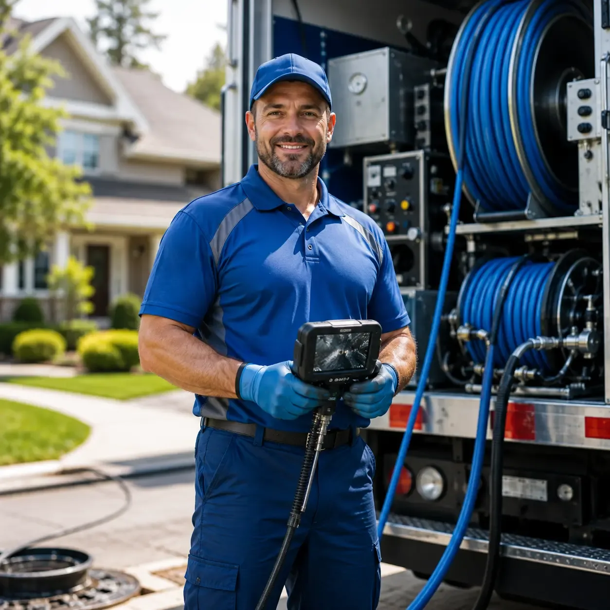 Local outdoor drain cleaning specialists in Woodstock, OH